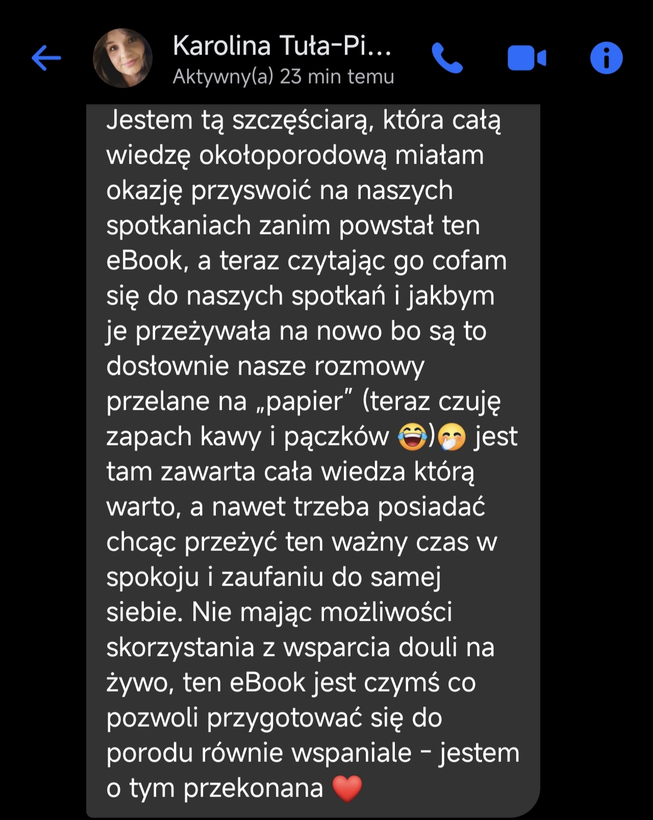 Opinia czytelniczki